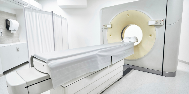 modern CT Scan Machine in a hospital setting