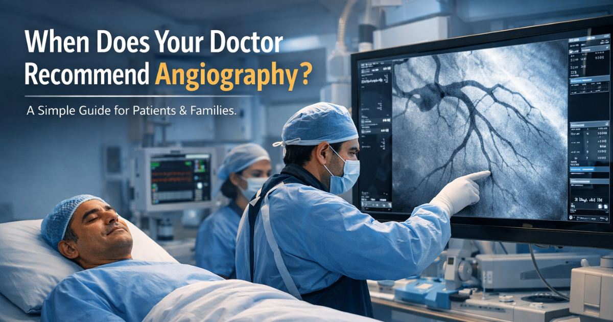 Cardiac angiography procedure guide — Jivraj Mehta Hospital Ahmedabad